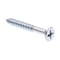 Prime-Line Wood Screw, Flat Head Phillip Drive No. 8 X 1-1/4in Zinc Plated Steel 100PK 9035166 - alternate 1